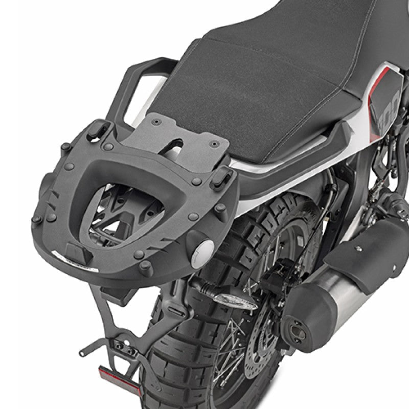 Attacco posteriore Kappa KR9352 per Moto Morini X-Cape 700 montato sulla moto, piastra e bauletto non inclusi, foto ufficiale Kappa