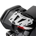 Attacco posteriore Kappa KRA2109 in alluminio per Yamaha FJR 1300 montato sulla moto, bauletto non incluso, foto ufficiale Kappa