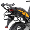 Attacco posteriore Kappa KZ451 per Kawasaki Versys 650 montato con piastra e portavaligie laterali, piastra e bauletto non inclusi, foto ufficiale Kappa