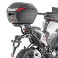 Attacco posteriore Kappa KZ9103 montato sulla Keeway RKF 125 con bauletto, bauletto non incluso, foto ufficiale Kappa