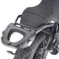 Attacco posteriore Kappa KZ9222 montato sulla CFMOTO 700 CL-X Heritage con piastra MONOLOCK, bauletto non incluso, foto del prodotto
