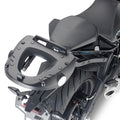 Attacco posteriore Kappa KZ9223 montato sulla CFMOTO 650 NK con piastra MONOLOCK, bauletto non incluso, foto ufficiale Kappa