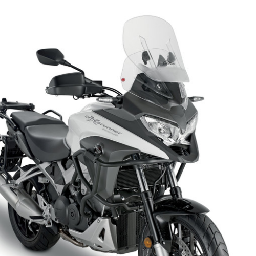 Cupolino scorrevole Kappa KAF1139 trasparente montato su Honda Crossrunner 800, foto ufficiale Kappa