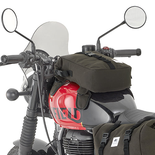 Kappa RB103R montata sul serbatoio di una moto classica, immagine illustrativa