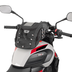 Kappa STO107 borsa da serbatoio Tanklock montata sul serbatoio di una moto, immagine illustrativa