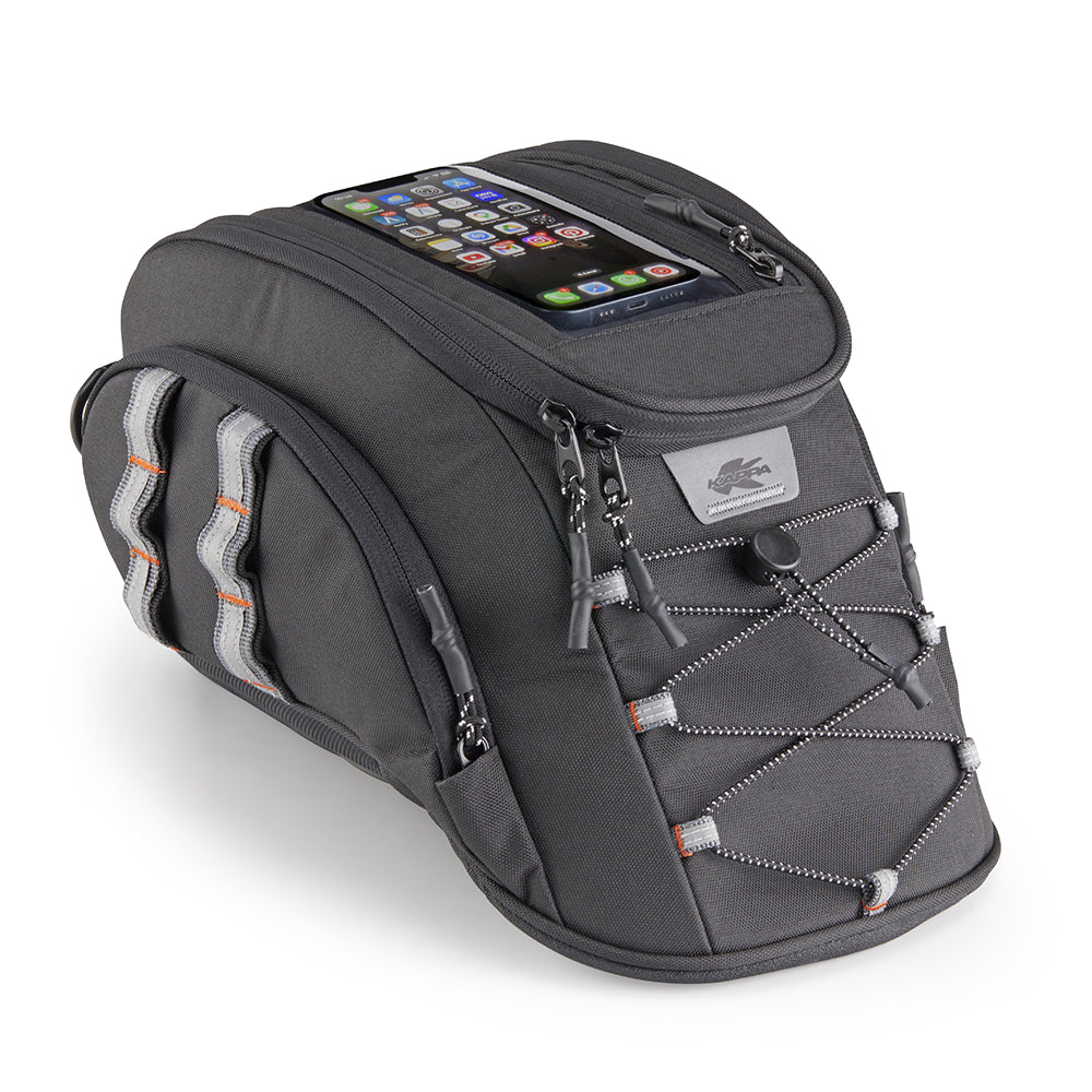 Kappa STO107 borsa da serbatoio K'Stormer X Enduro 12 litri nera con tasca per il telefono, foto ufficiale Kappa