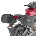 Telaietti Kappa TE1185K neri su Honda CB 650 R con borse soffici montate a titolo di esempio, borse non incluse, foto del prodotto