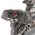 Telaietti Kappa TE2140K neri con borse soffici montati su Yamaha MT-07, foto ufficiale Kappa