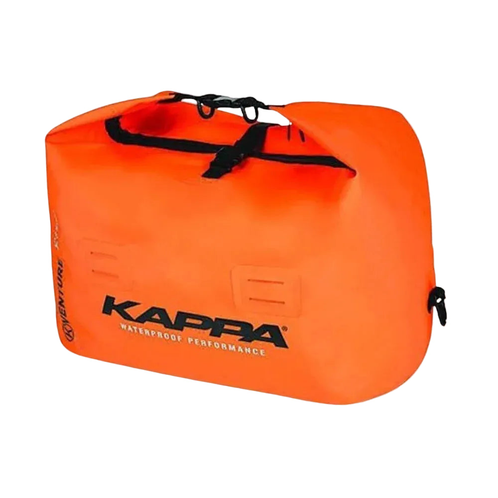 Kappa TK767 borsa interna/esterna 54 litri arancione con chiusura a rigiro e tracolla, foto ufficiale Kappa