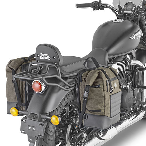 Kappa TMT9053K telaietti per borse laterali RB105R montati su Royal Enfield, foto ufficiale Kappa