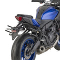 Kappa TR2157K telaietti Remove-X neri per borse soffici montati su Yamaha MT-07, foto ufficiale Kappa