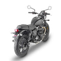 Telaietti laterali Kappa TR6407K REMOVE-X neri montati su Triumph Twin 900, foto ufficiale Kappa