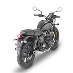 Telaietti laterali Kappa TR6407K REMOVE-X neri montati su Triumph Twin 900, foto ufficiale Kappa