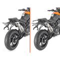 Telaietti Kappa TR7708K REMOVE-X su KTM 890 Duke R, con tubolare smontato e montato, foto ufficiale Kappa