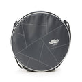 Kappa VPS02K borsa tonda Spare Bag in similpelle grigio scuro con piping bianco per portapacchi tubolare, foto ufficiale Kappa