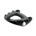 Piastra Monokey Kappa Z622MK in nylon nero, già montata con la ferramenta di aggancio della valigia