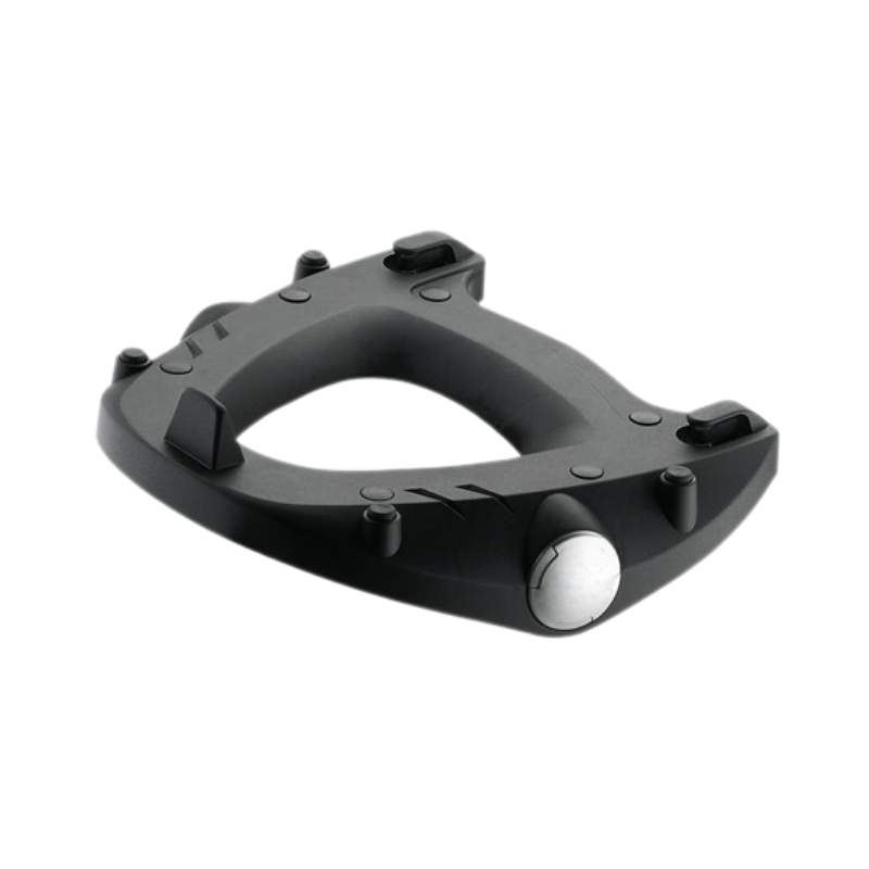 Piastra Monokey Kappa Z622MK in nylon nero, già montata con la ferramenta di aggancio della valigia