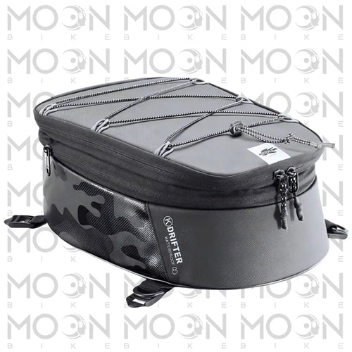 Kappa Moto Borsa da Sella Kappa Moto DR02 Drifter 9-12L Waterproof Universale Moto Nero Stoccaggio e carico per veicoli - Moon Bike - Vista 1