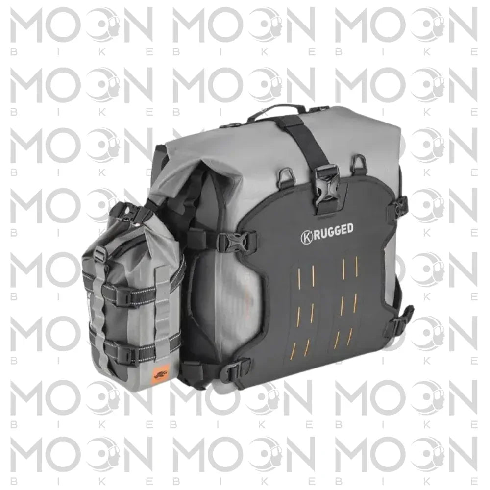 Kappa Moto Coppia borse laterali Kappa Moto AV07 K'Rugged 30+30 L impermeabili MONOKEY per moto Stoccaggio e carico per veicoli - Moon Bike - Vista 4