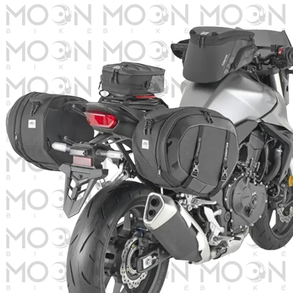 Kappa Moto Coppia borse laterali Kappa Moto DR05 Drifter universali 40-52 L estensibili per moto Grigio Stoccaggio e carico per veicoli - Moon Bike - Vista 2