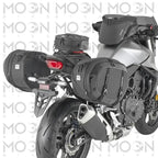Kappa Moto Coppia borse laterali Kappa Moto DR05 Drifter universali 40-52 L estensibili per moto Grigio Stoccaggio e carico per veicoli - Moon Bike - Vista 2