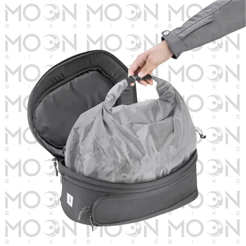 Kappa Moto Coppia borse laterali Kappa Moto DR05 Drifter universali 40-52 L estensibili per moto Grigio Stoccaggio e carico per veicoli - Moon Bike - Vista 5