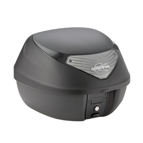 Kappa Moto Kappa K29NT Bauletto Monolock 29L Nero Tech – Catadiottri Fumé con Piastra Universale Moto e Scooter Nero Borse e zaini da moto - Moon Bike - Vista 1