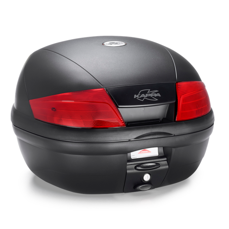 Kappa Moto Kappa K35N2 Bauletto Monolock 35 Litri Nero – Catadiottri Rossi Moto Scooter Nero Bauletto Moto / Top Case - Moon Bike - Vista 1