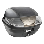 Kappa Moto Kappa K400NT Bauletto Moto Monolock 40L – Nero Carbon Look con Catadiottri Fumé Nero Stoccaggio e carico per veicoli - Moon Bike - Vista 1