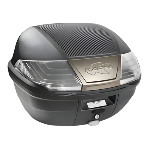 Kappa Moto Kappa K400NT Bauletto Moto Monolock 40L – Nero Carbon Look con Catadiottri Fumé Nero Stoccaggio e carico per veicoli - Moon Bike - Vista 1