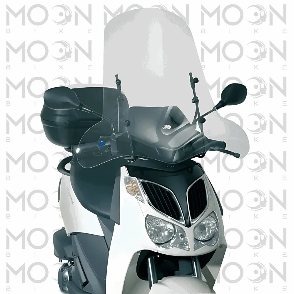 Kappa Moto Parabrezza Kappa 105AK Trasparente 66x67cm per Piaggio Beverly 125-200 (2003-2004) Trasparente Componenti e accessori di finestrini per veicoli a motore - Moon Bike - Vista 1