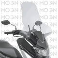 Kappa Moto Parabrezza Kappa Moto 2123DTK trasparente per Yamaha N-MAX 125/155 2015–2020 81,5 x 64,5 cm Nero Componenti e accessori di finestrini per veicoli a motore - Moon Bike - Vista 1