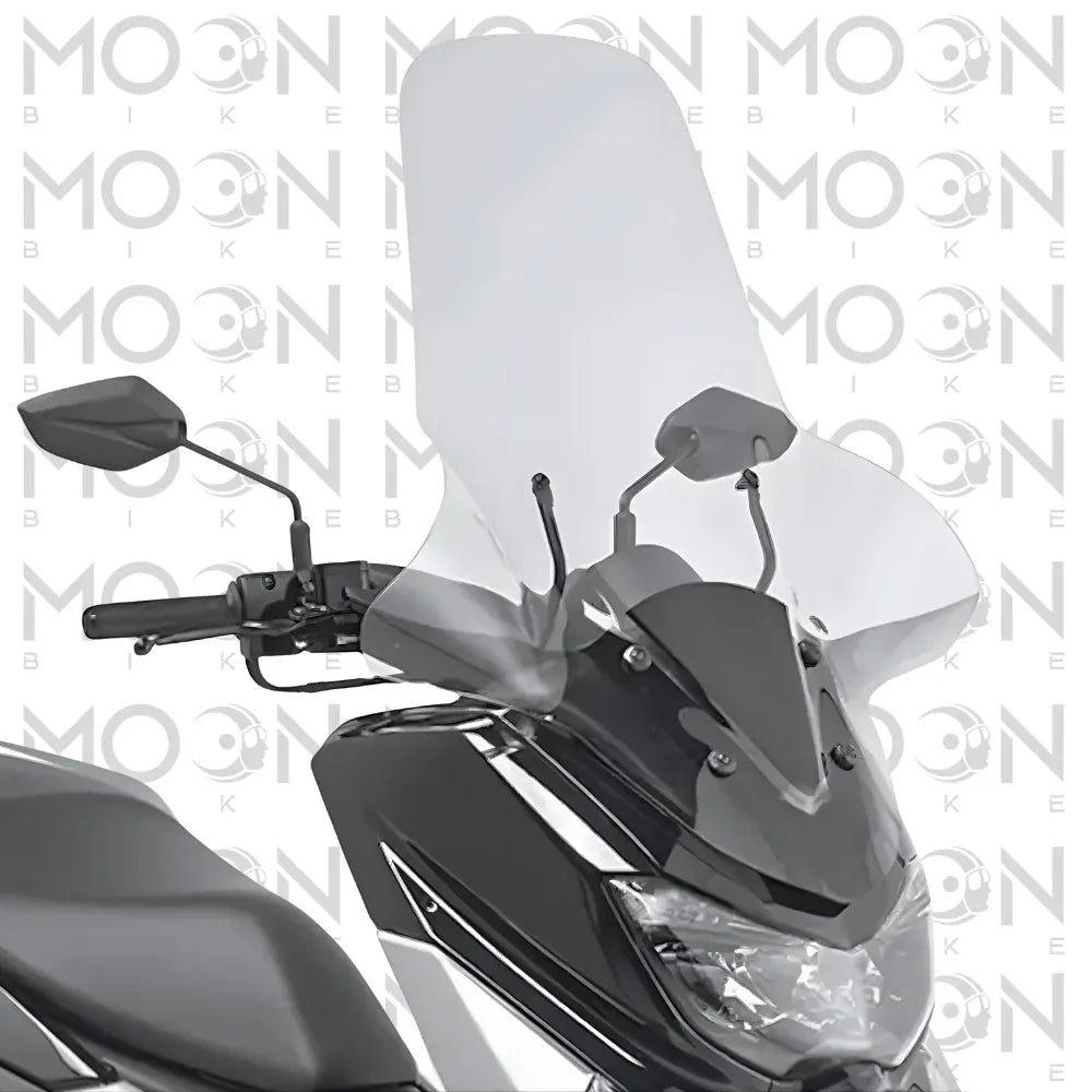 Kappa Moto Parabrezza Kappa Moto 2123DTK trasparente per Yamaha N-MAX 125/155 2015–2020 81,5 x 64,5 cm Nero Componenti e accessori di finestrini per veicoli a motore - Moon Bike - Vista 1