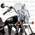 Kappa Moto Parabrezza universale Kappa Moto 23A a cinque fori trasparente 38,8 x 41 cm Trasparente Componenti e accessori di finestrini per veicoli a motore - Moon Bike - Vista 1