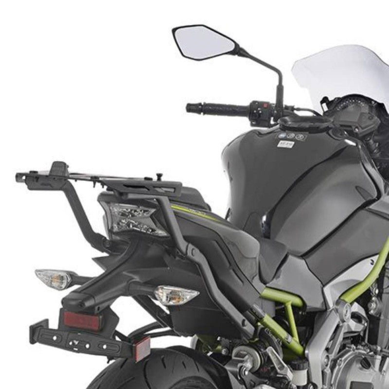 Kappa Moto Attacco Bauletto Kappa KZ4118 Kawasaki Z 900 (2017-2024) – Monokey/Monolock Nero Portamoto e portascooter per veicoli - Moon Bike - Vista 1