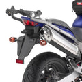 Kappa Moto Kappa KZ258 Attacco Posteriore Bauletto Honda Hornet 600 (2003-2006) – Monokey / Monolock Nero Portamoto e portascooter per veicoli - Moon Bike - Vista 1