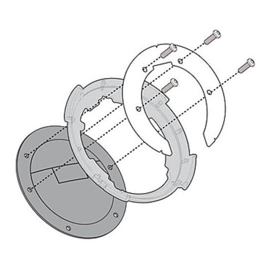 Flangia Tanklock Kappa BF18K per Suzuki V-Strom 1000 GSX-S1000