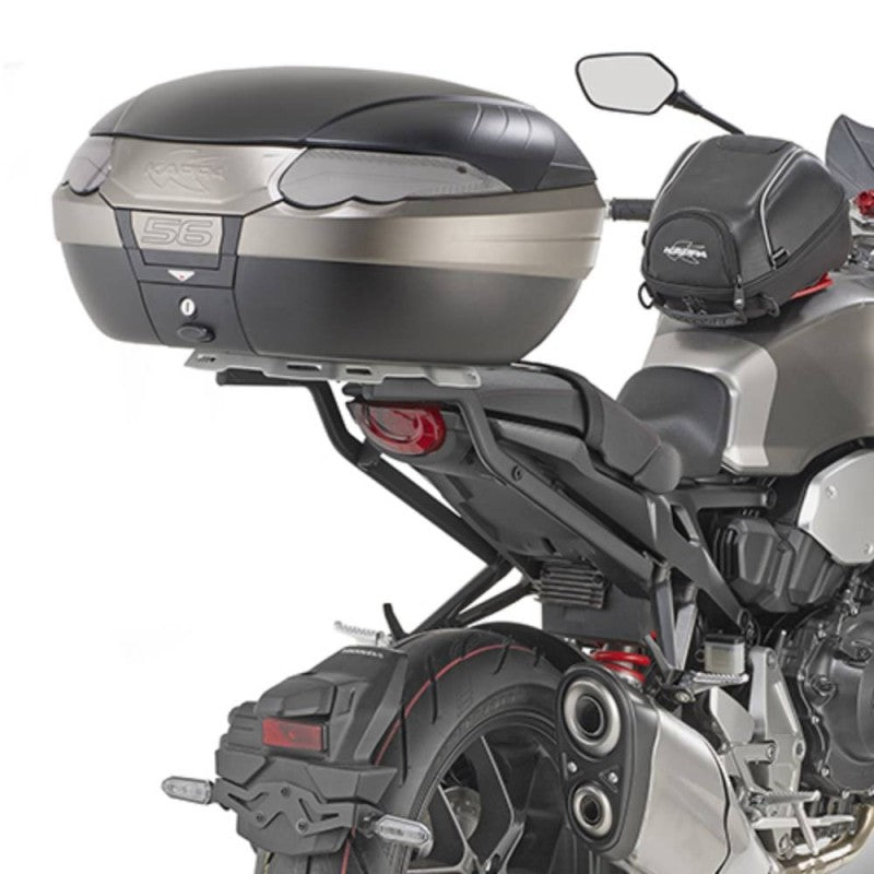 Kappa Moto Attacco Bauletto Kappa KZ1173 Honda CB 650 R (2019-2020) – Monokey/Monolock Nero Portamoto e portascooter per veicoli - Moon Bike - Vista 1