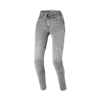 Macna Aramon 165.4100.808 jeans moto donna grigio slavato, vista frontale