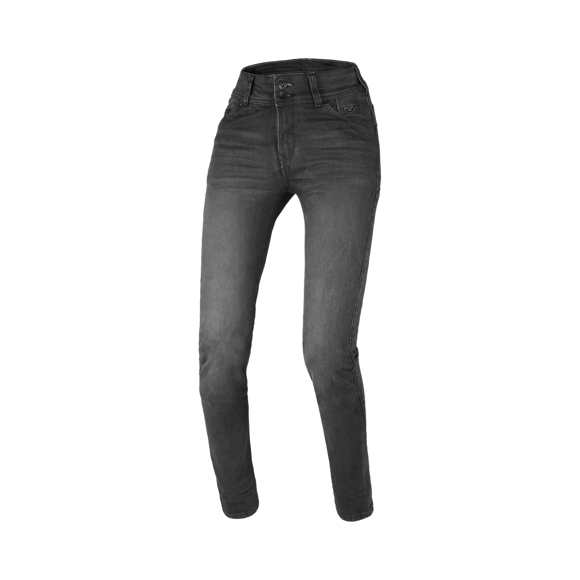 Macna Aramon 165.4100.101 jeans moto donna neri COVEC, vista frontale