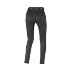 Macna Aramon nero, retro del jeans moto donna COVEC a vita alta
