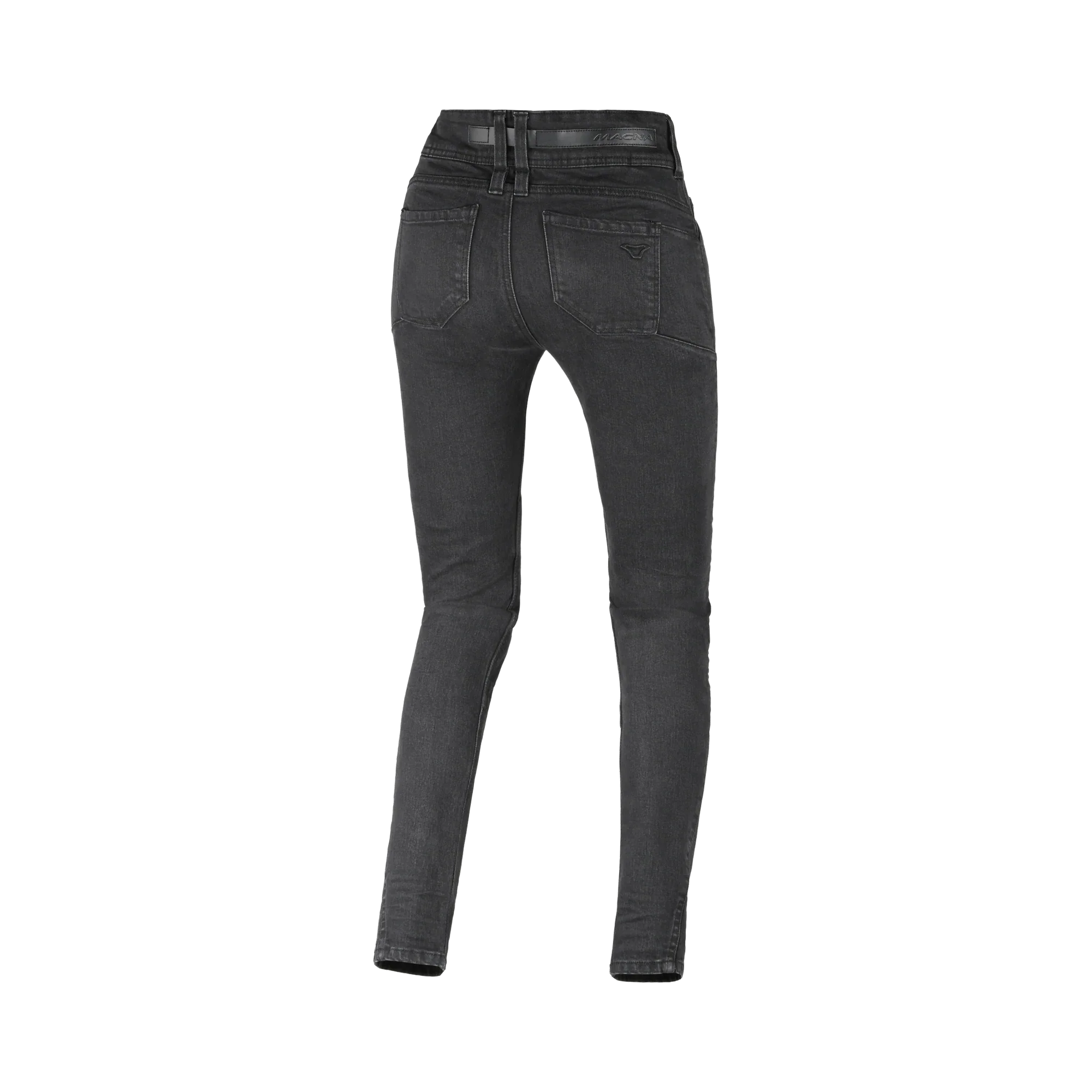 Macna Aramon nero, retro del jeans moto donna COVEC a vita alta