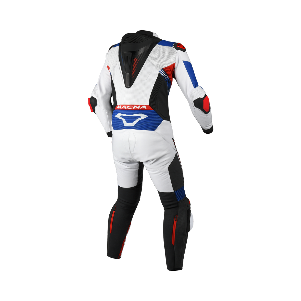 Macna Armadyl 1pc 166.4211.235, retro bianco rosso e blu con gobba Aeroback