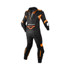 Macna Armadyl 1pc 166.4211.132, retro nero e arancione con gobba Aeroback