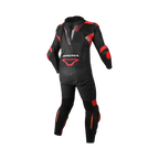 Macna Armadyl 1pc 166.4211.123, retro nero e rosso con gobba Aeroback
