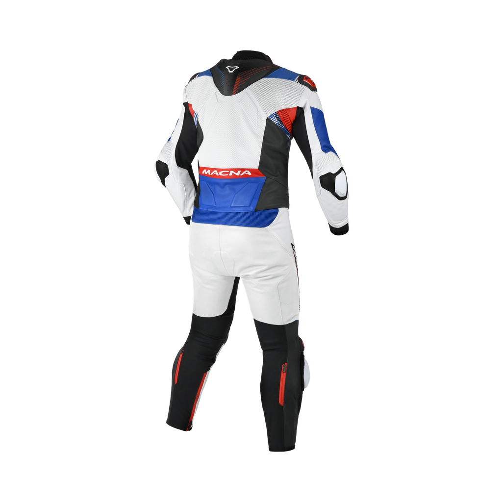 Macna Armadyl 2pc 166.4109.235, retro bianco rosso e blu con zip 8V