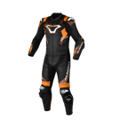 Macna Armadyl 2pc nera e arancione, divisibile, fronte con saponette al ginocchio