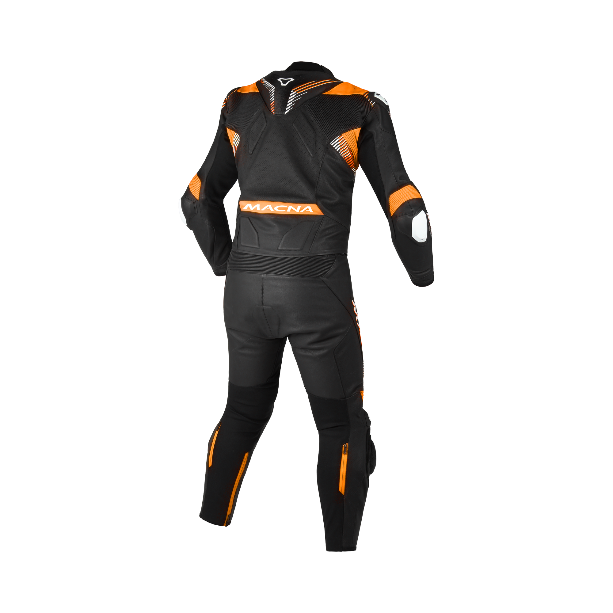 Macna Armadyl 2pc 166.4109.132, retro nero e arancione e zip ai polpacci