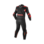 Macna Armadyl 2pc 166.4109.123, retro nero e rosso con zip di collegamento