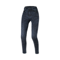 Macna Bernis Skinny Fit donna blu marmorizzato, vista frontale gamba stretta